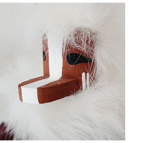 Vintage Mud Head Hopi Handmade Native American Kachina Doll Hand Painted Indian - Picture 7 of 10